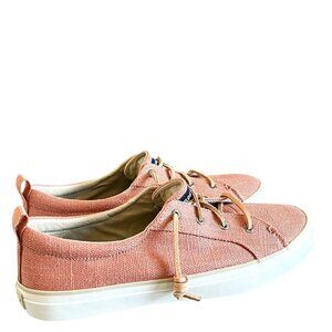 SPERRY NEW SeaCycled Crest Vibe Sneaker In Medium Pink Size 10
